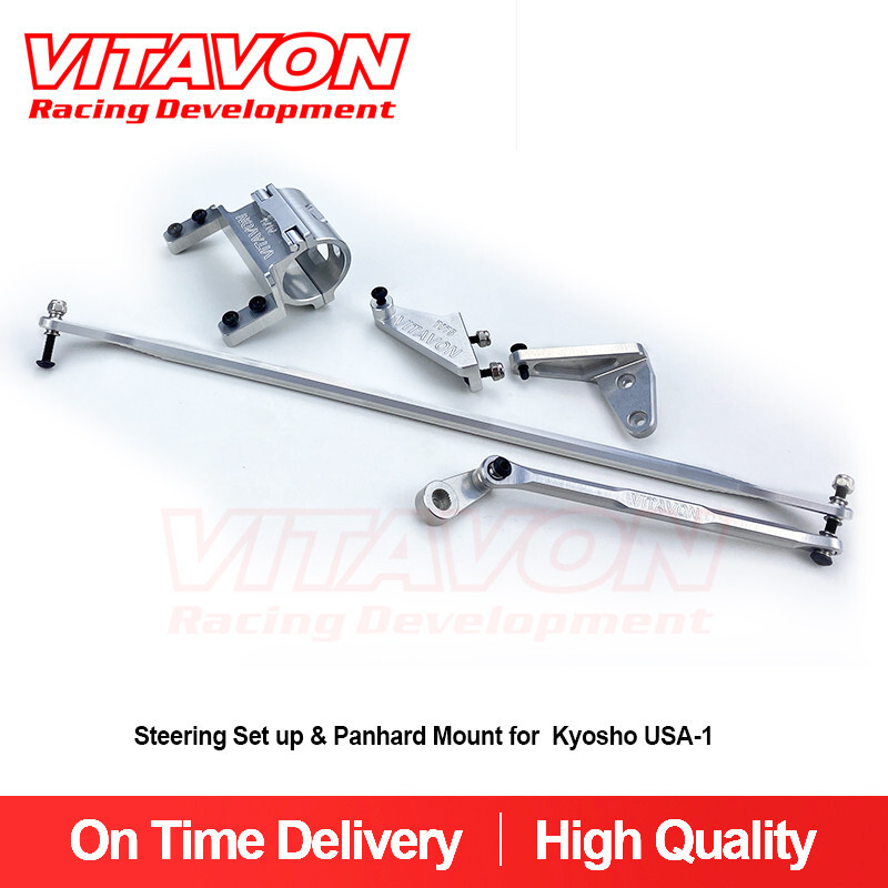 VITAVON Kyosho USA-1 Redesigned Steering Set up & Panhard Mount