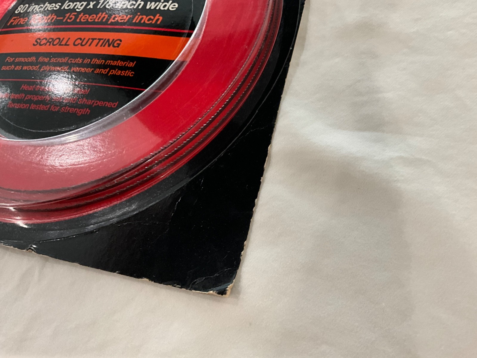 Craftsman 80” Band Saw Blade 926592 - 1/8 inch wide 15 teeth per inch, NOS