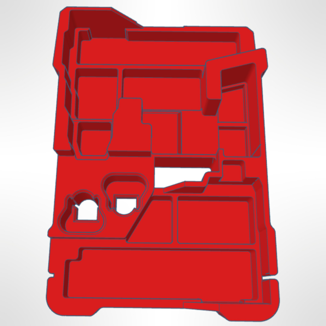 Insert For M12 Drill & Impact Gen 3 Milwaukee Packout 48-22-8435 Hidden AirTag