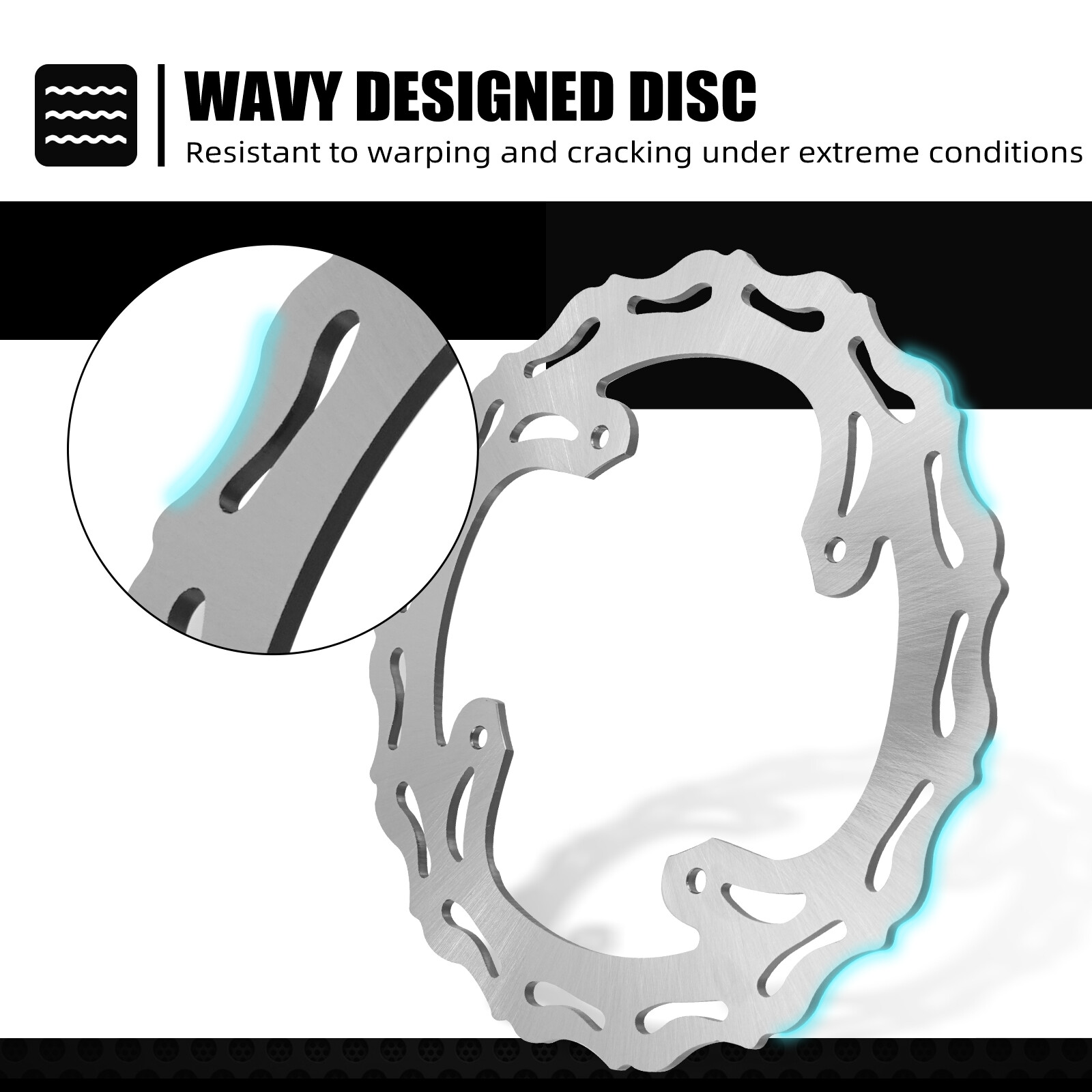 Rear Brake Disc Rotor For Honda CR125R CR250R CRF250R CRF250X CRF450R CRF450X