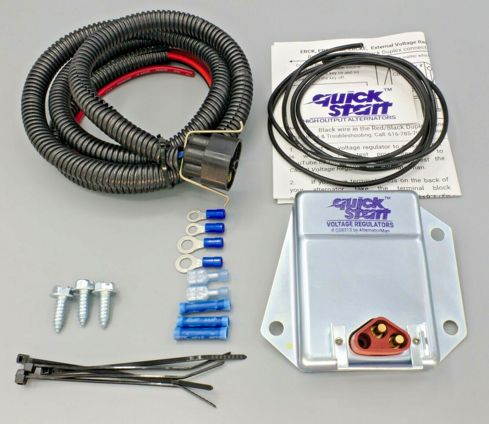 Dodge Chrysler Jeep, HEAVY DUTY ADJUSTABLE 14.3 VOLTAGE REGULATOR KIT (NO FRM)