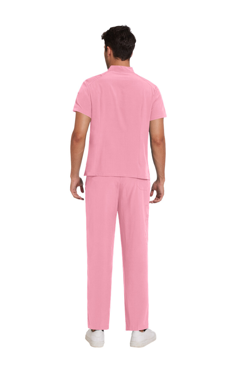 NiaaHinn Uniform Men Scrub Set Medical Doctor Scrub Uniform Zipper-Top Unisex