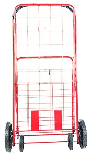 ATH Large Deluxe Rolling Utility / Shopping Cart - Stowable Folding Heavy Dut...