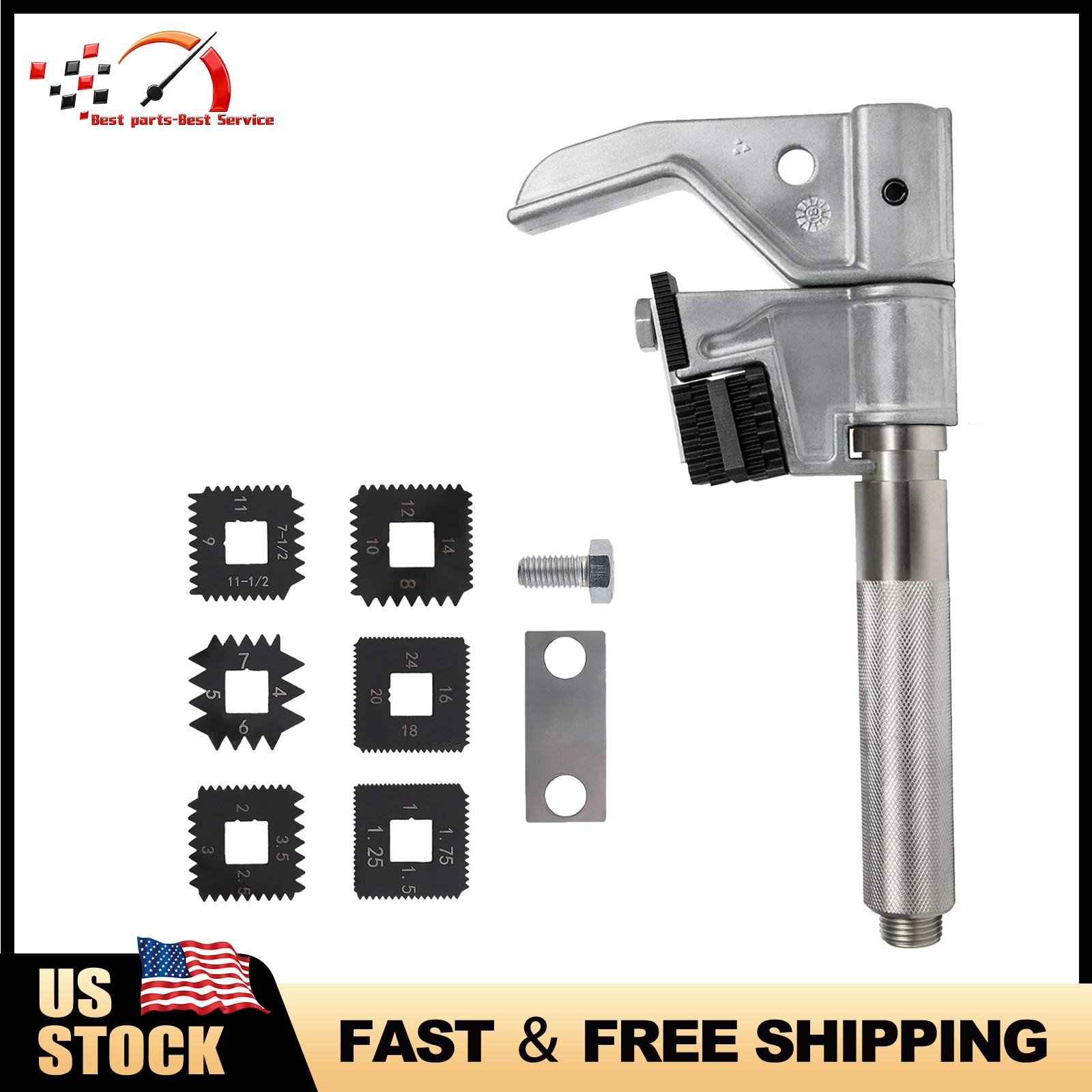 Universal Outside Thread Chaser with 6 Dies 216884 Use for 1-1/4” to 5” O.D NEW