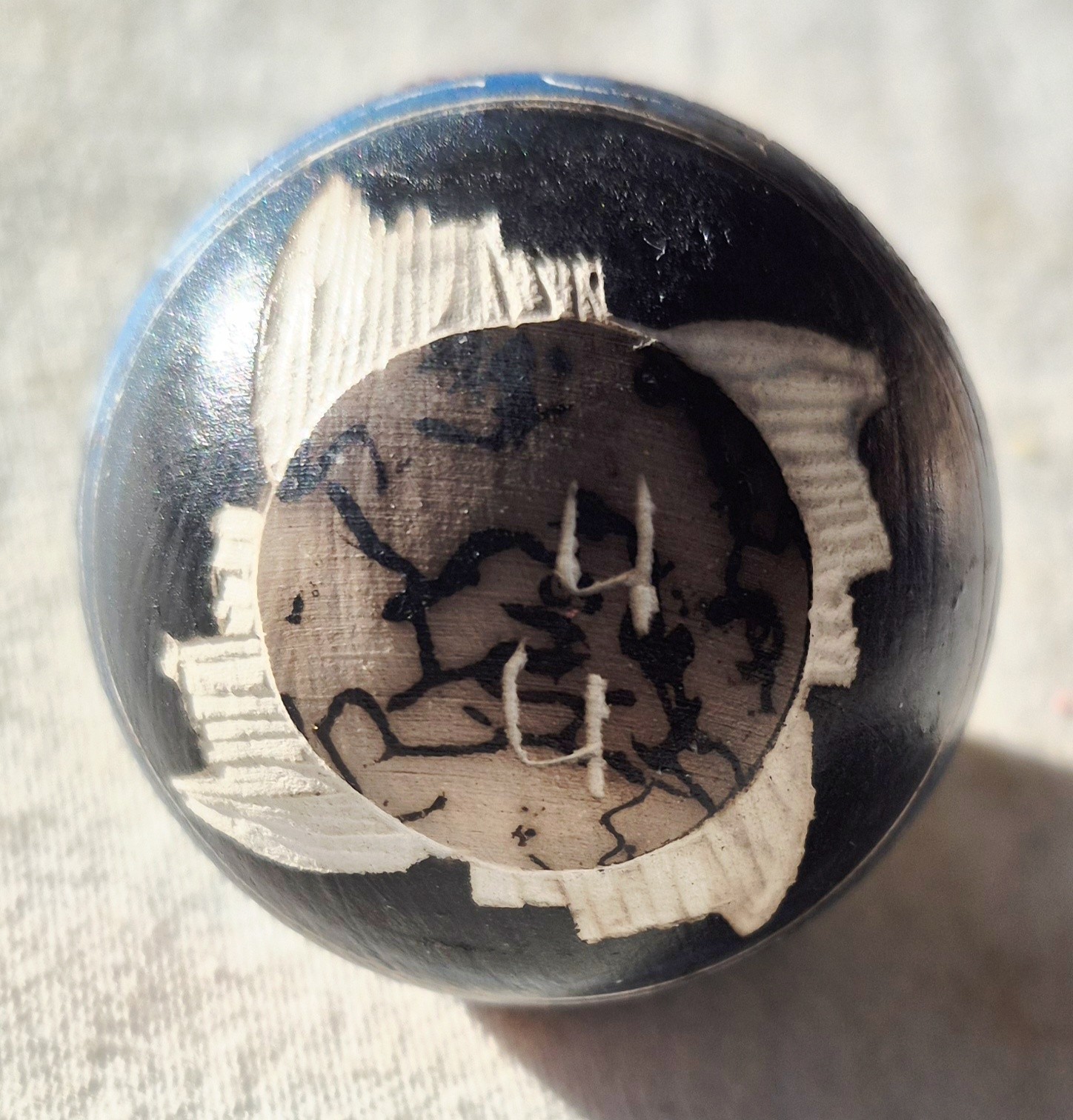 Vintage Native American Navajo Horsehair Ornament Signed