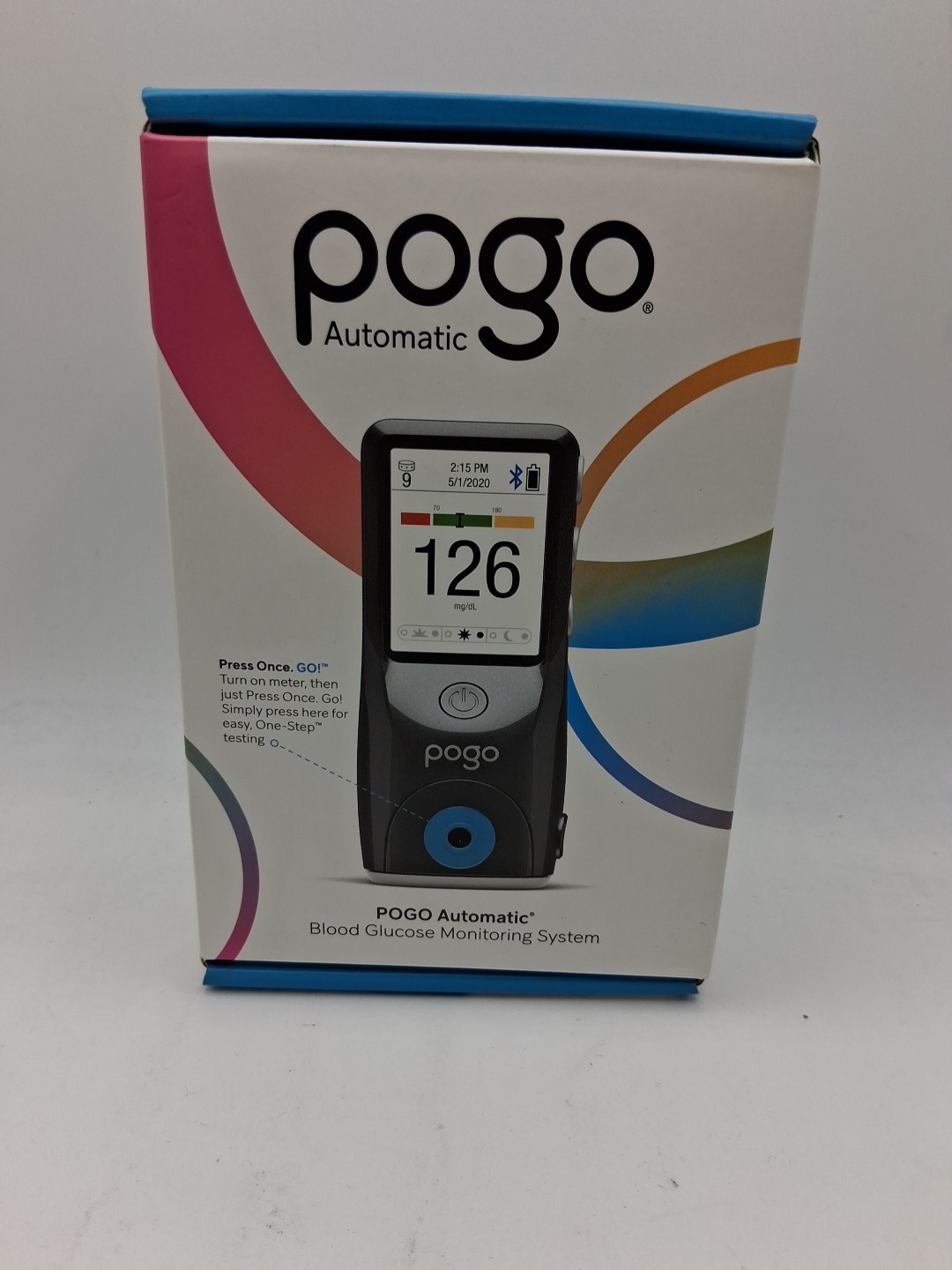 Pogo Automatic Blood Glucose Monitoring System Bluetooth Brad New & Seal