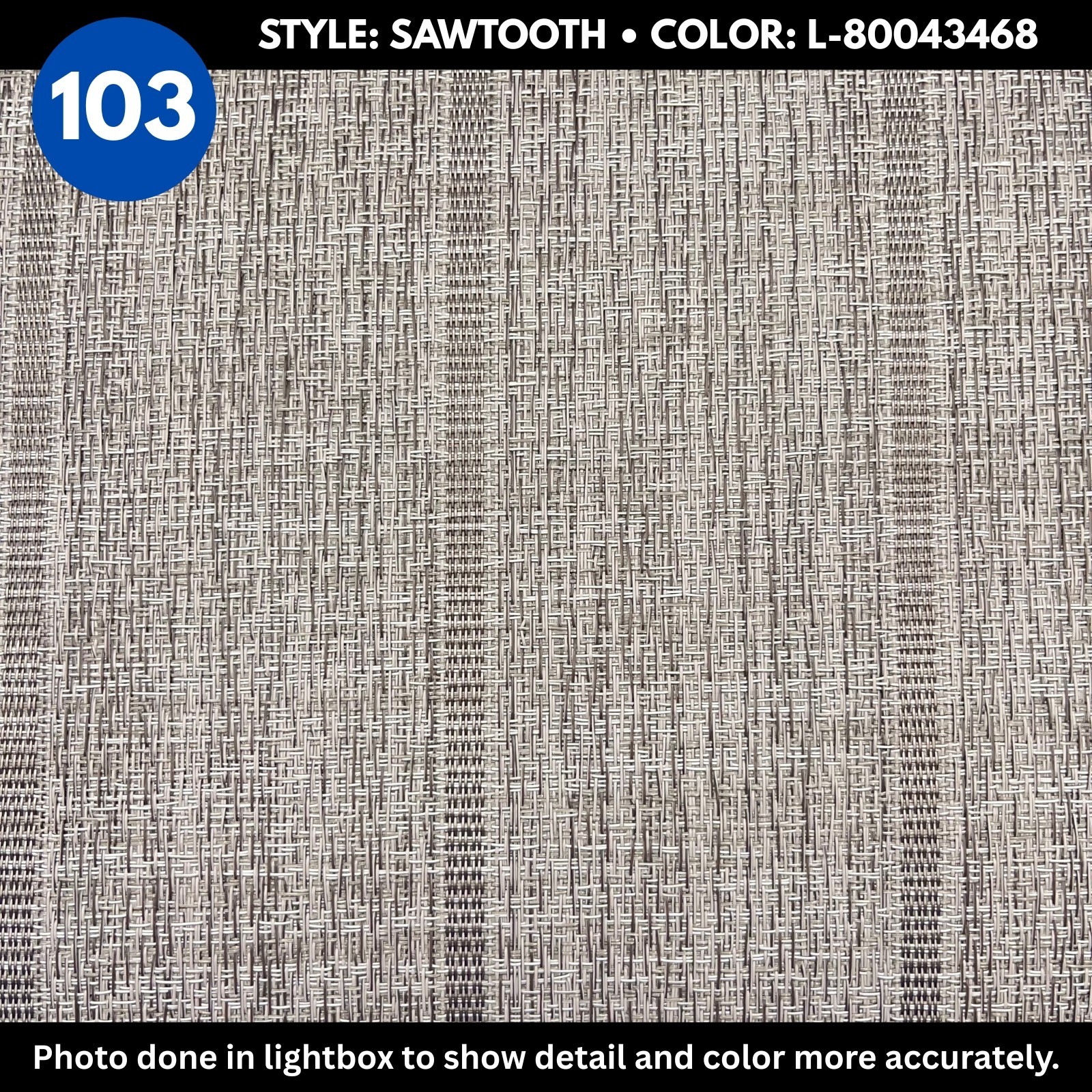 Woven Vinyl Flooring | Sawtooth - L-80043468 | 8'6" Width | Choose Your Length