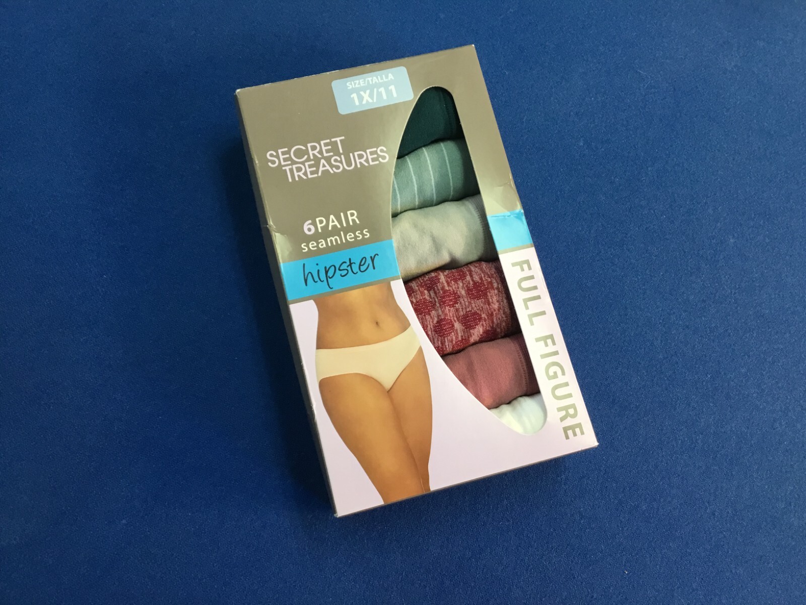 Women's underwear: Secret Treasures, available in bikini, brief, or hipster 6 pk