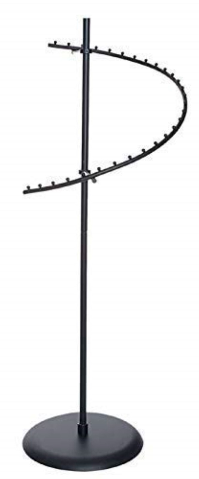 Black Semi Spiral Rack