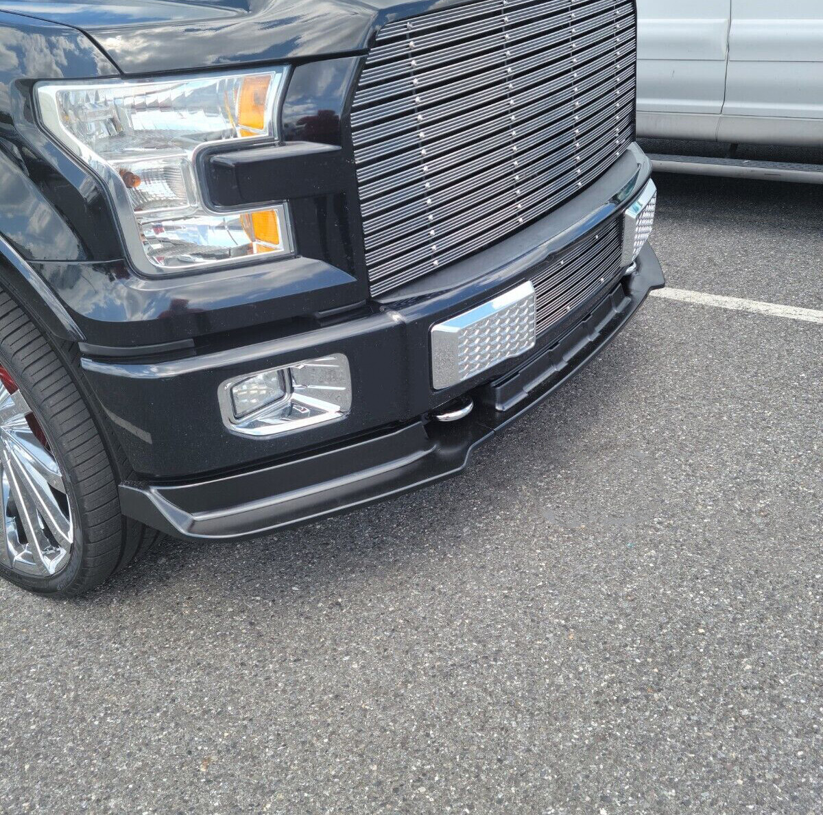 NEW Front Pair (2) Silver Tow Hooks w/ Hardware For Ford F-150 F150 2004-2024