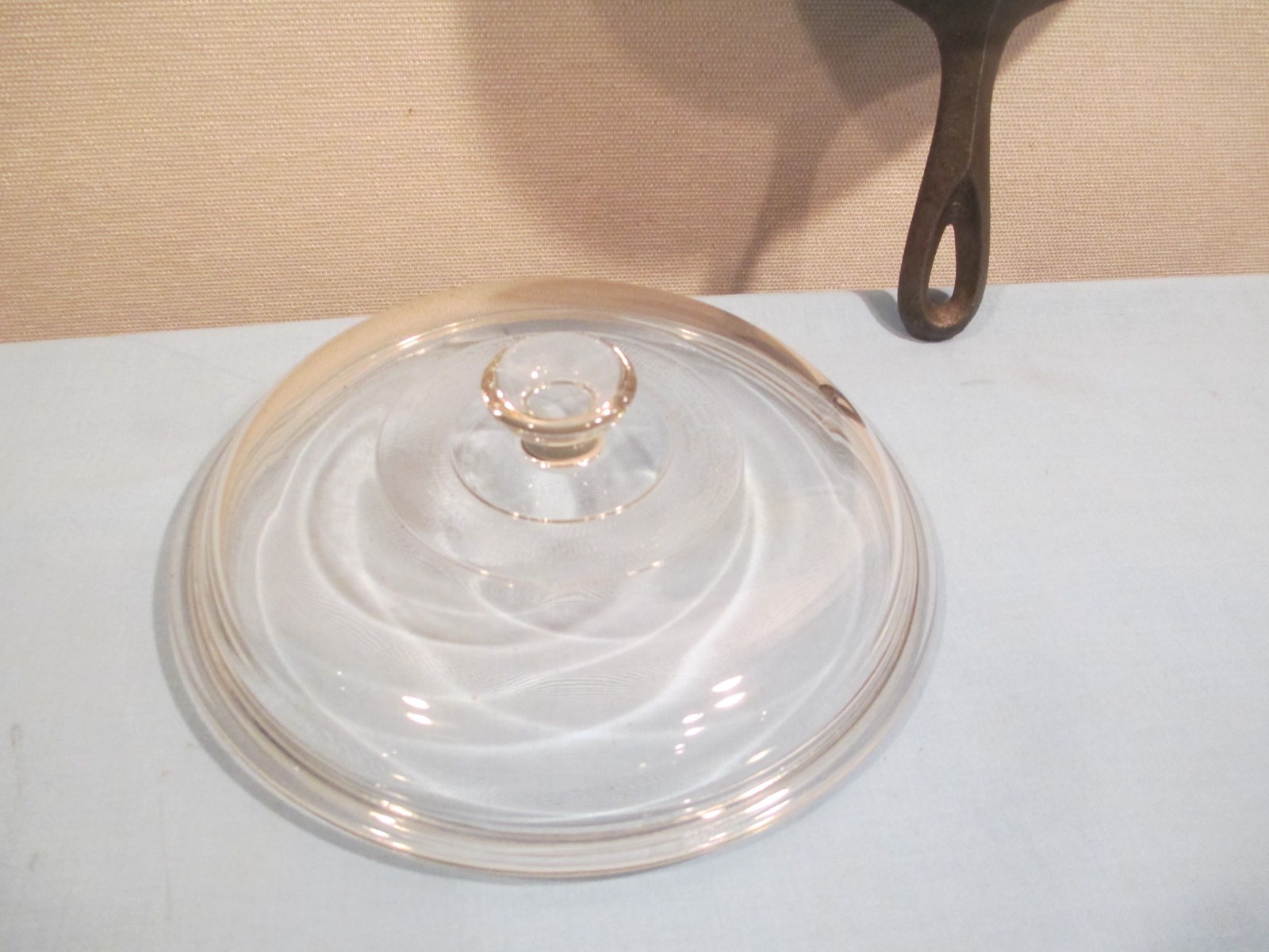 Birmingham Stove & Range No.5 Cast Iron Skillet with Glass Lid