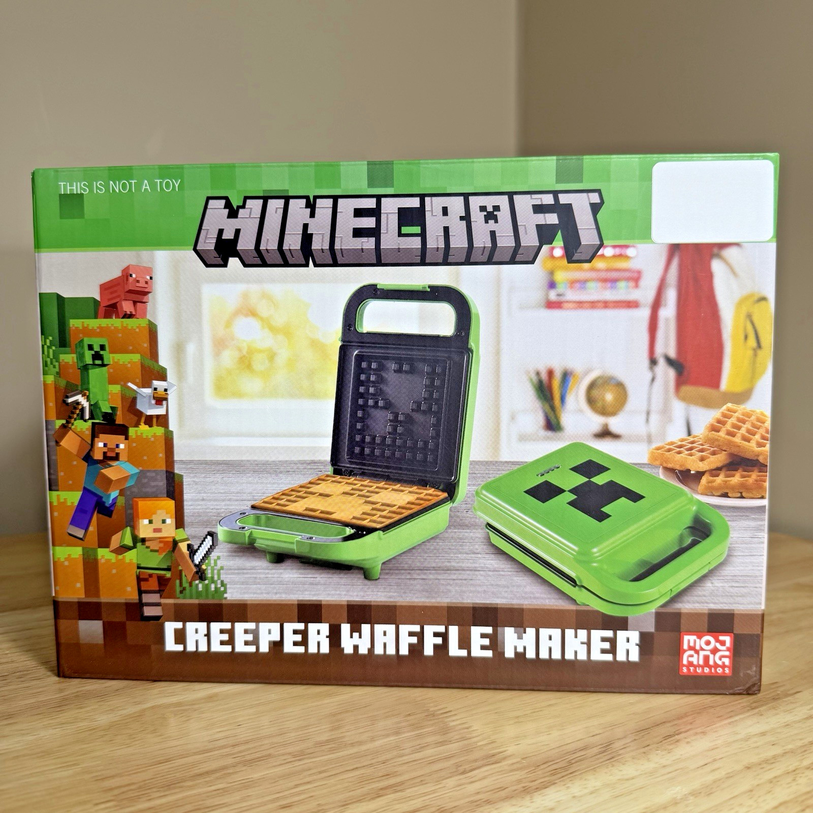 Official Minecraft Creeper Waffle Maker - NIB