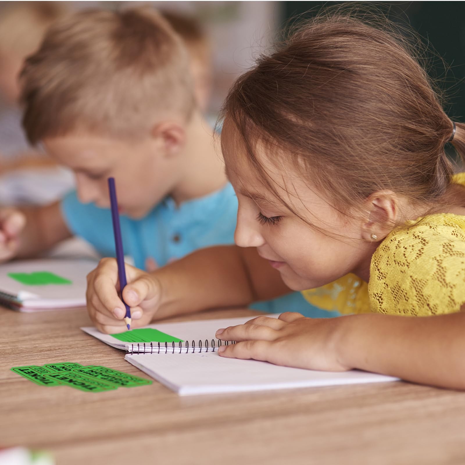 Raffle Tickets 800 Pcs 400 Pairs 50/50 Double Ticket Bold Numbers Easy Reading