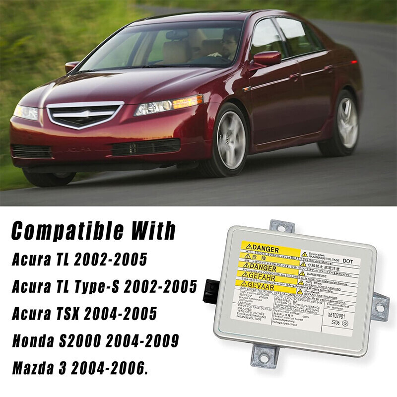 2 Set HID Xenon Headlight Ballast + Igniter + Bulb For 2004-2005 Acura TSX 2.4L