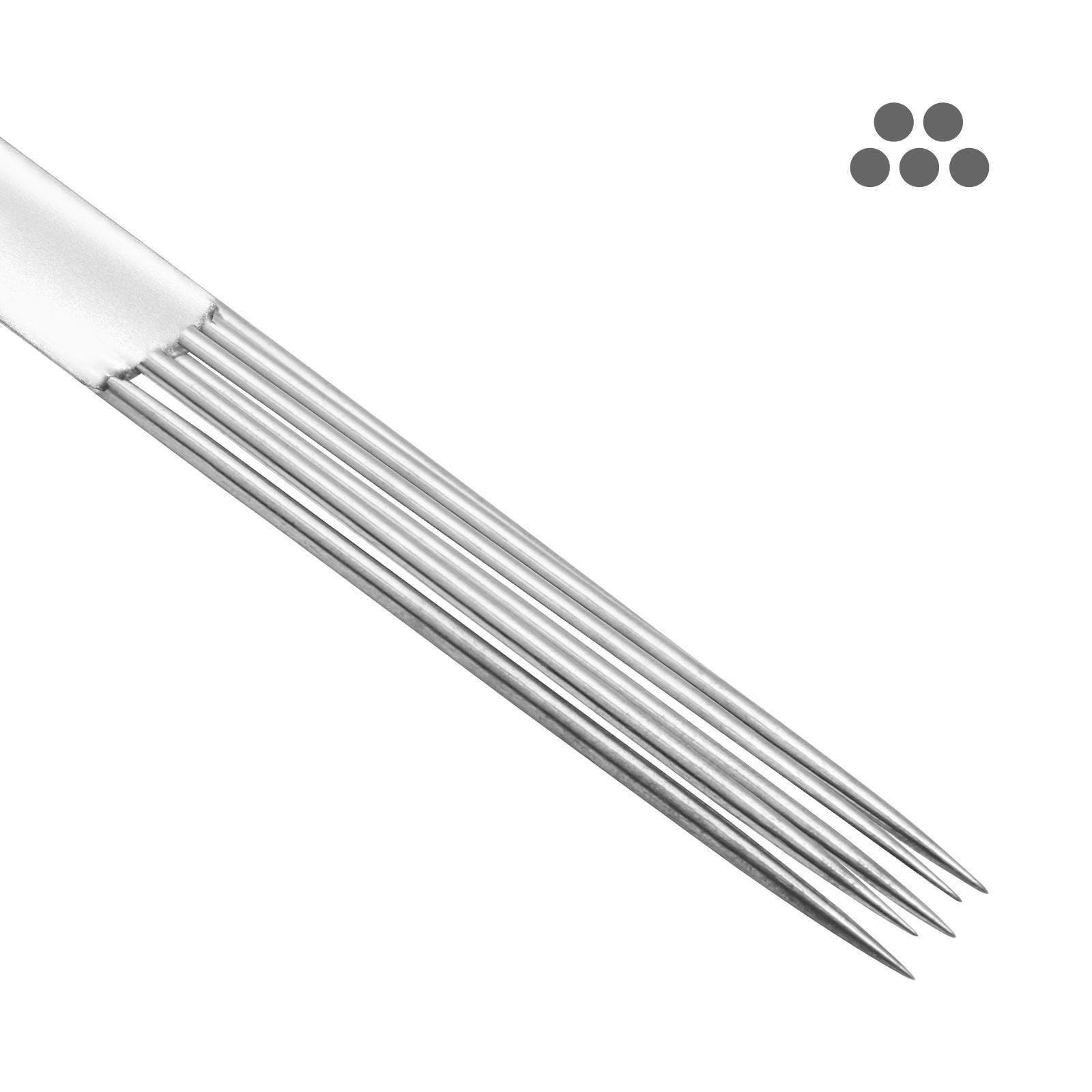 50 Mixed Assorted Tattoo Needles 10 Sizes - Round Shader 3 5 7 9 11 15 RS RM