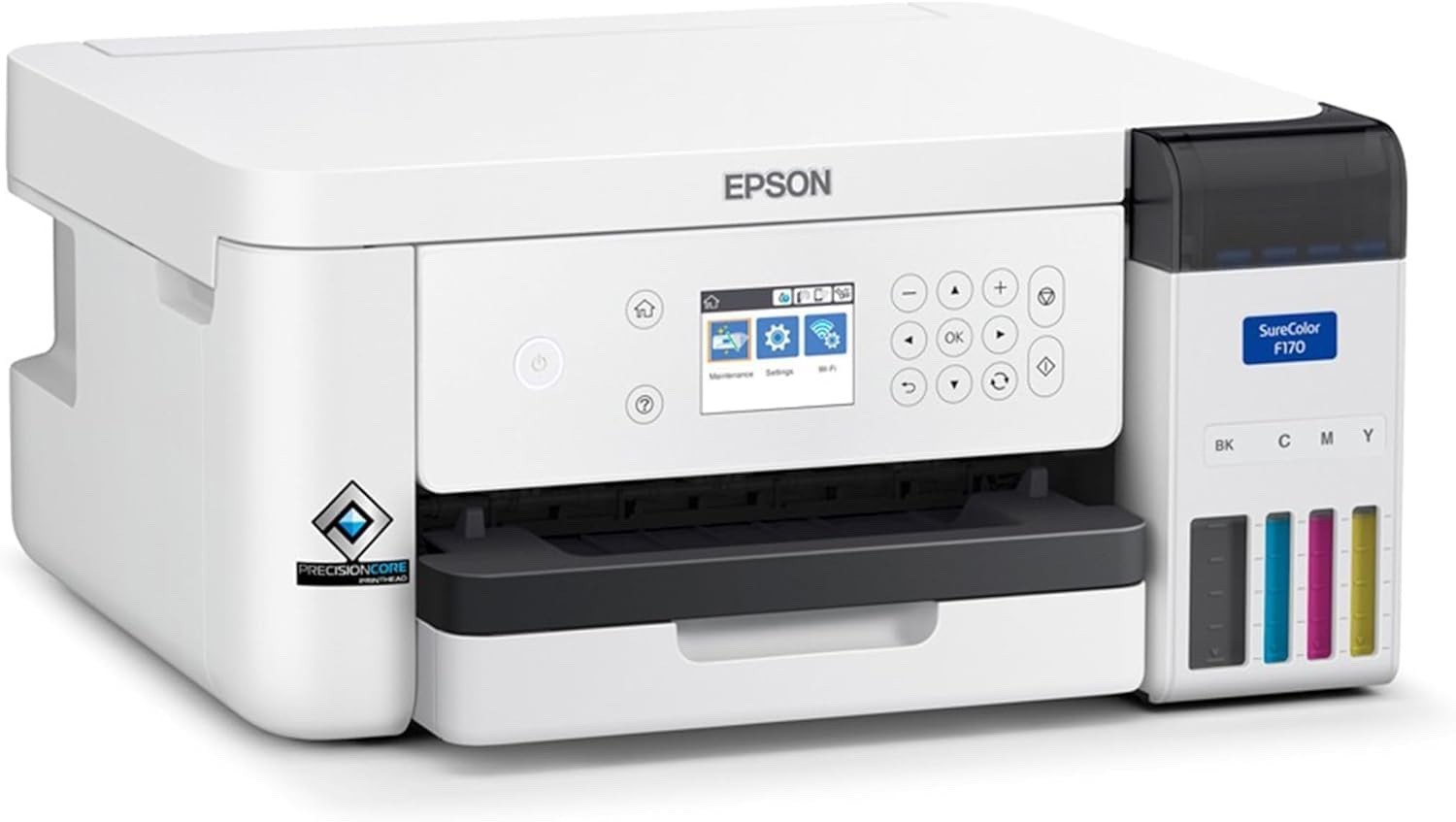 Epson SureColor F170 Dye-Sublimation Printer. Includes Full Set of Ink, User Gui