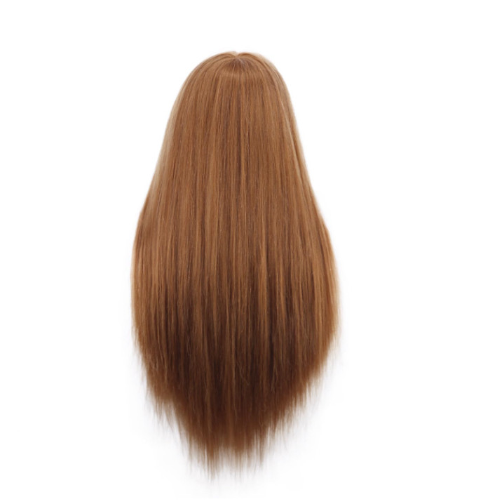 Mannequin Head 100% Real Hair Styling Training 26"-28" Manikin Cosmetology Hairs