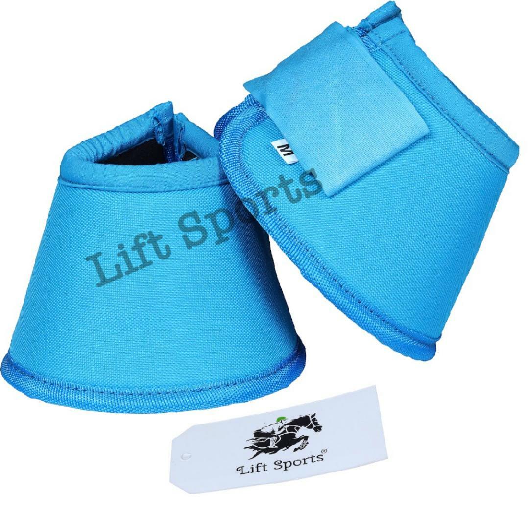 Horse Bell Boots Over Reach No Turn Bell Wrap All sizes Tack Protection Equine