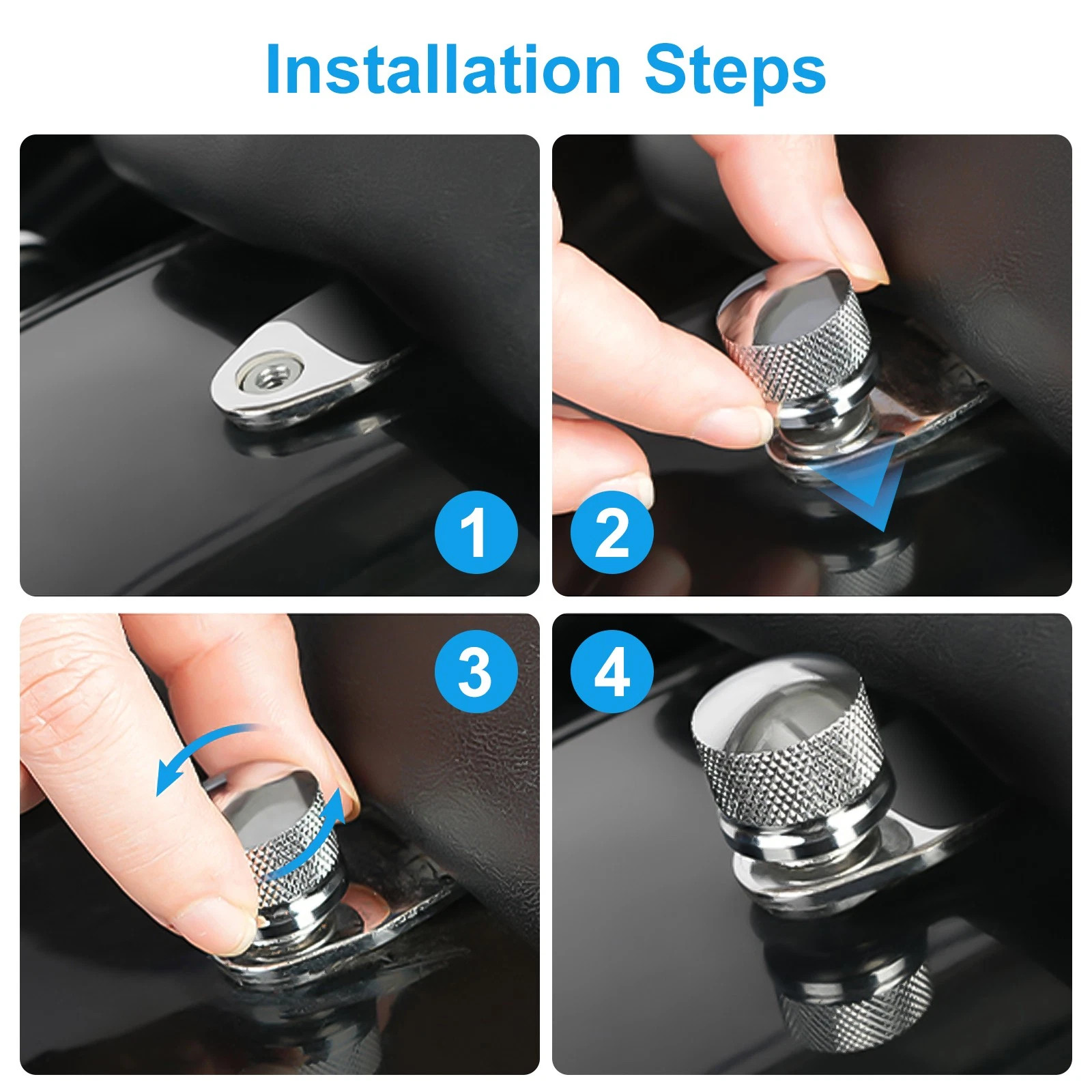 Billet Rear Fender Seat Bolt Nut Kit For Harley Breakout Street Glide Sportster