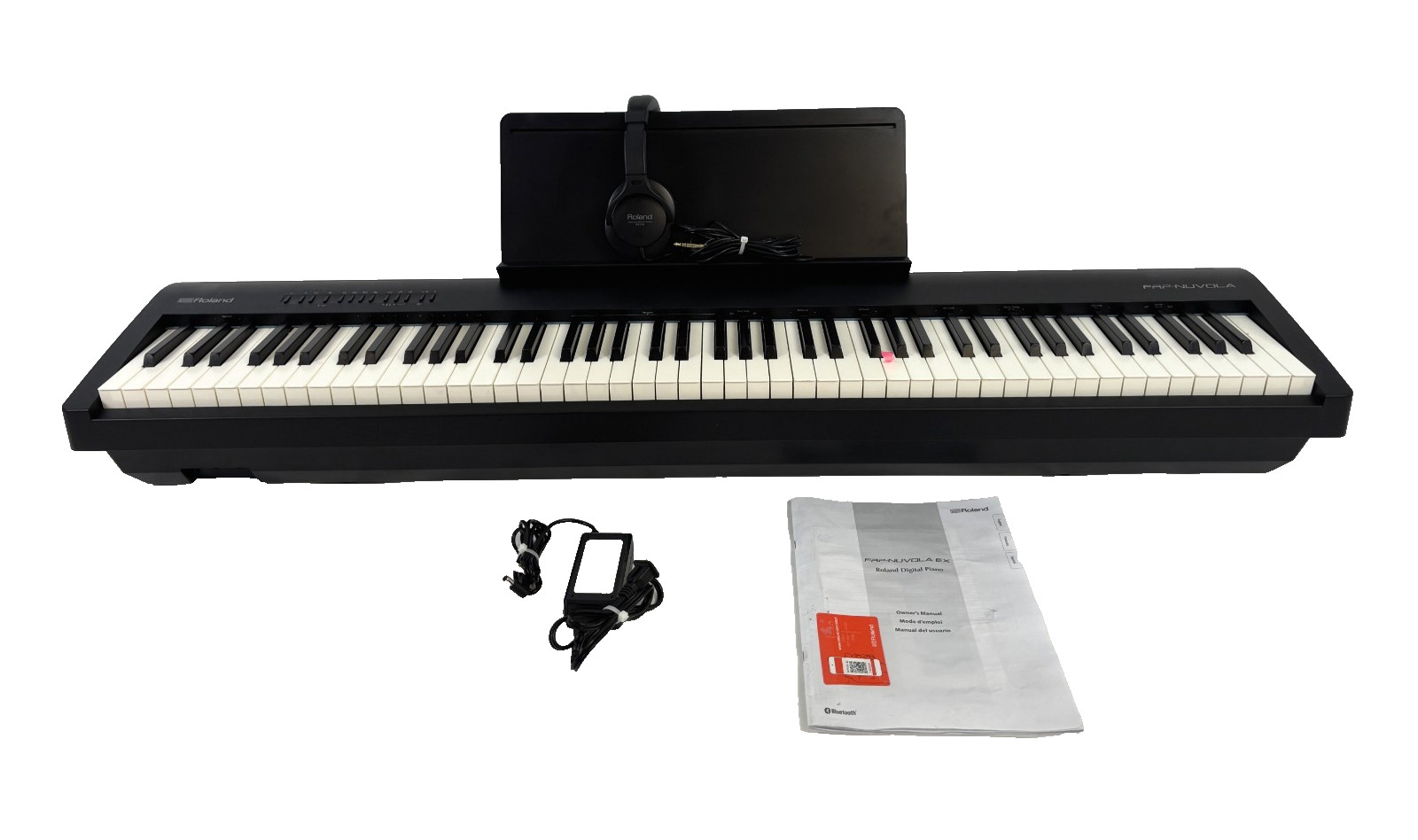 Roland FRP NUVOLA 88-Key Digital Piano Keyboard + Headphones + Music Tray