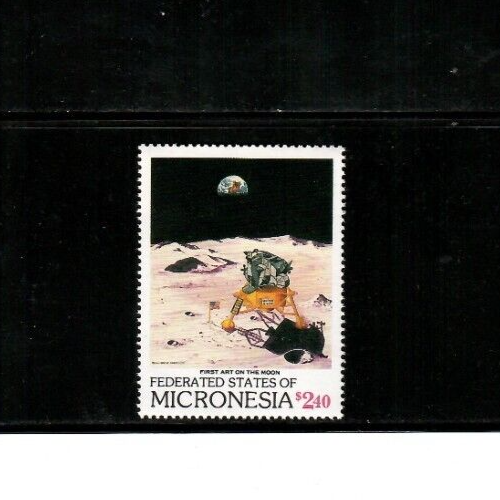 MICRONESIA 1989 - Space Moon landing - Single Stamp - Scott #82 - MNH