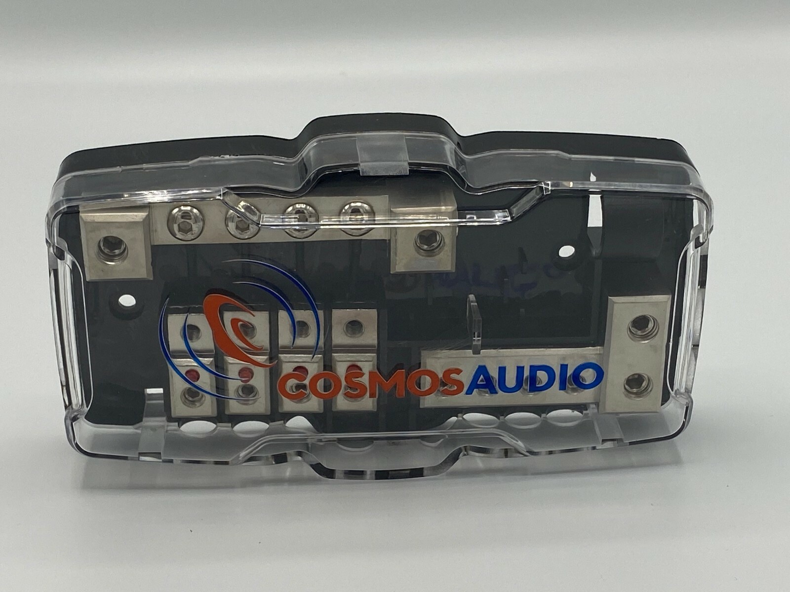 COSMOS AUDIO FUSED DISTRIBUTION BLOCK 0/4 AWG IN AND 4/8 AWG OUT