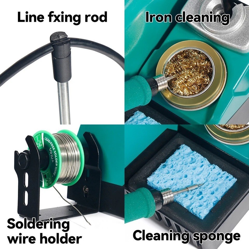 YIHUA 982D-III Precision Hot Tweezers Soldering Iron Station Kit C210/245 Tips