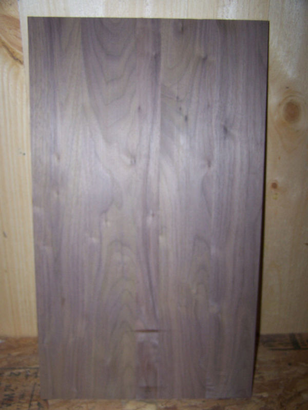 BEAUTIFUL WIDE SANDED KILN DRIED WALNUT PANELS LUMBER WOOD 24" X 14" X 3/4"