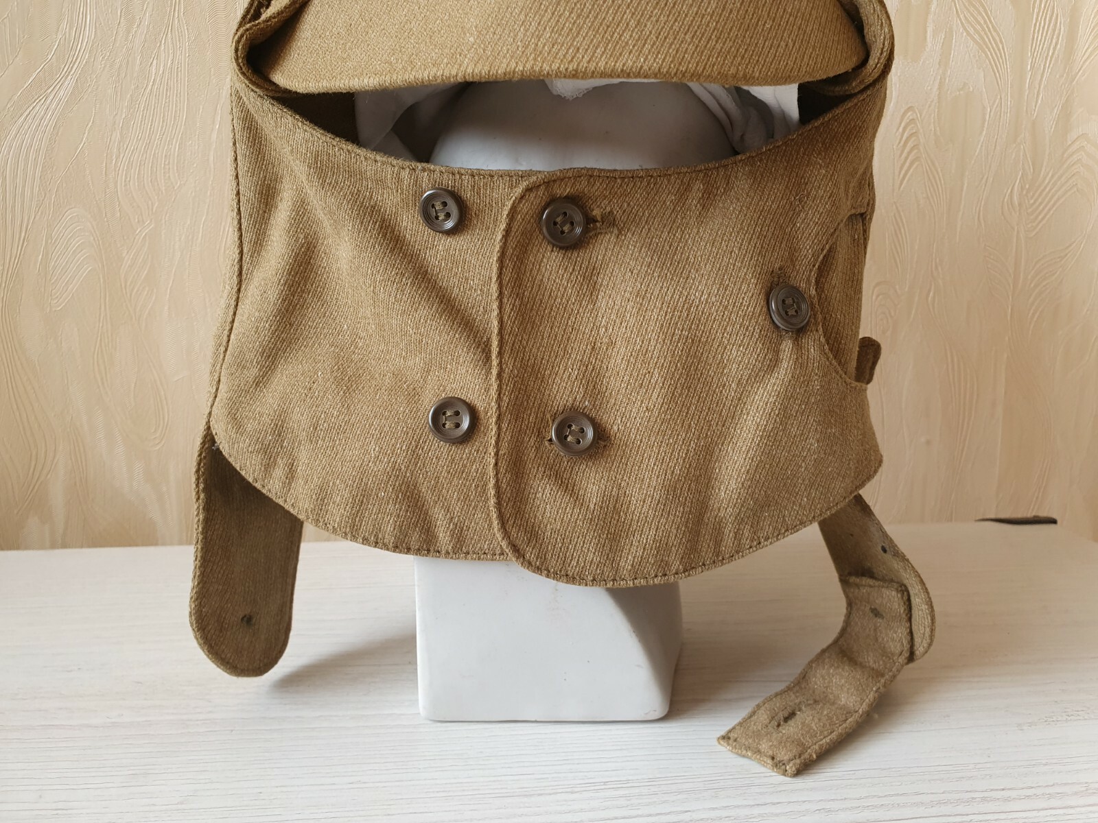 NOS Original Russian Afghanka Hat Cap with Face Cover Afghan War Size - L ( 58 )