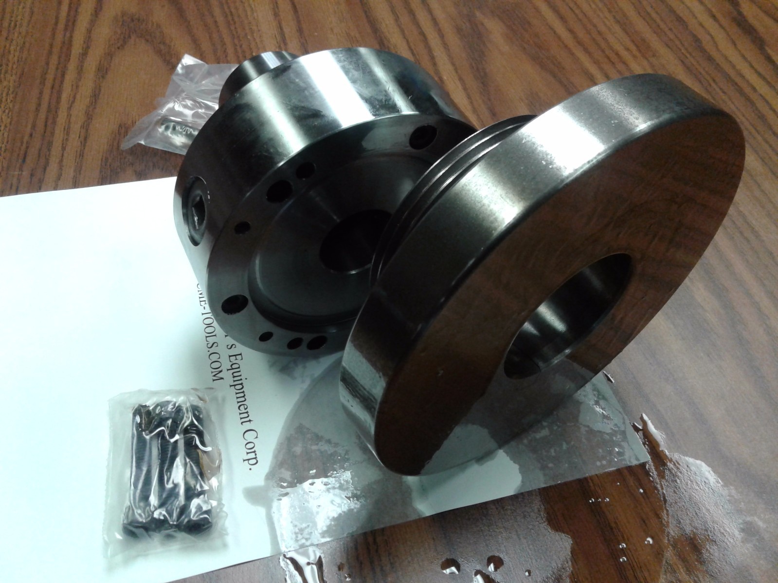5C Collet Chuck with L00 semi-finished adapter plate,Chuck Dia. 5" #5C-05F0