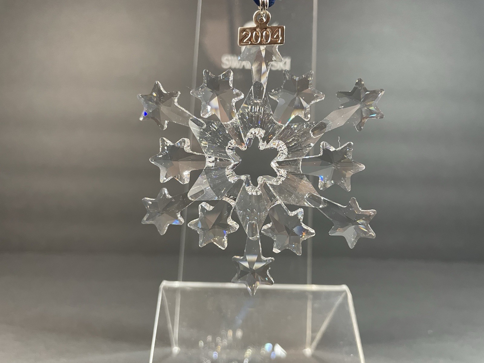 Swarovski Crystal 2004 Large Annual Edition Christmas Holiday Ornament 631562