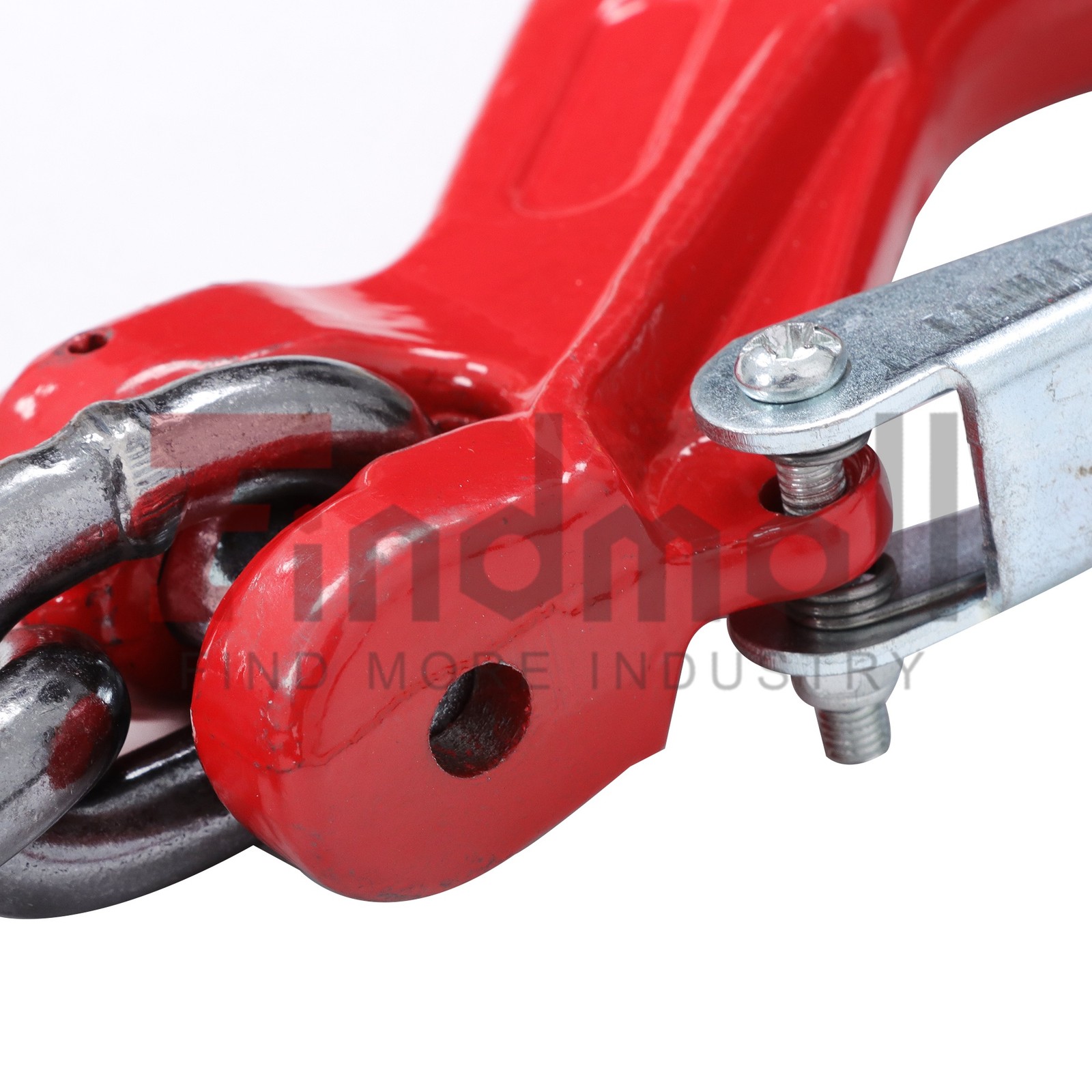 3/8" x10ft Chain Sling G80 7100lbs Lifting Chains with Adjuster Hooks 2 Legs Red