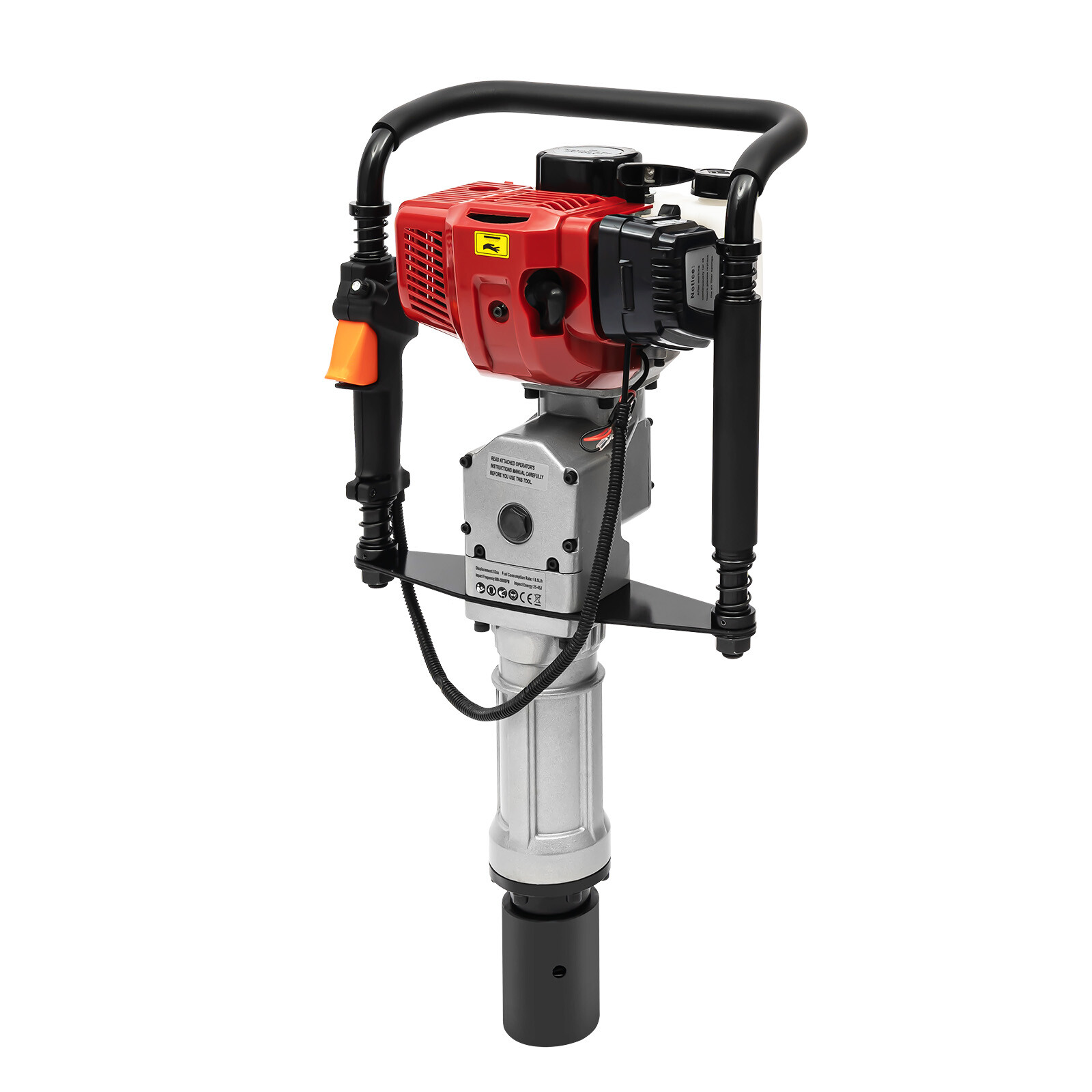 52cc 2 Stroke Heavy Duty Gasoline Gas Powered T-Post Driver Engine Push Pile New