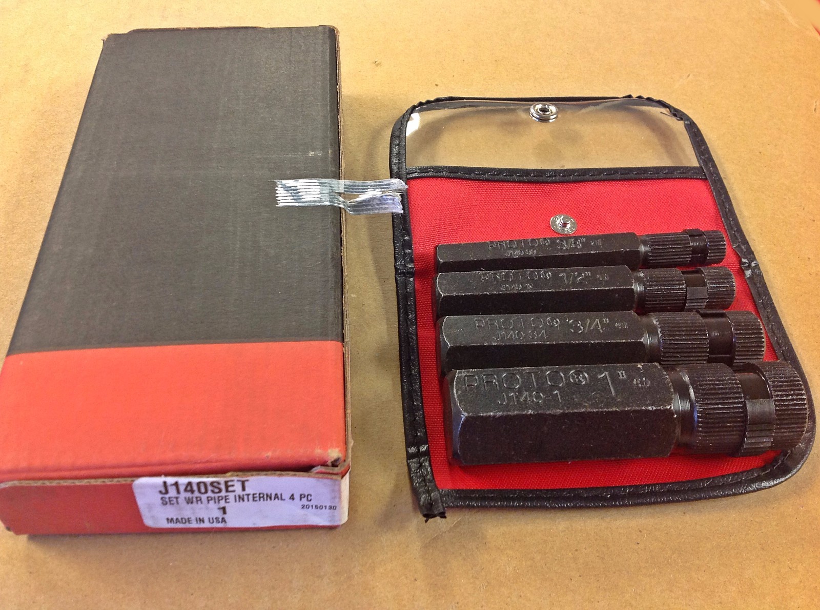 J140SET Proto Internal Pipe Wrench Set 4PC 3/8-1" Pipe Sizes