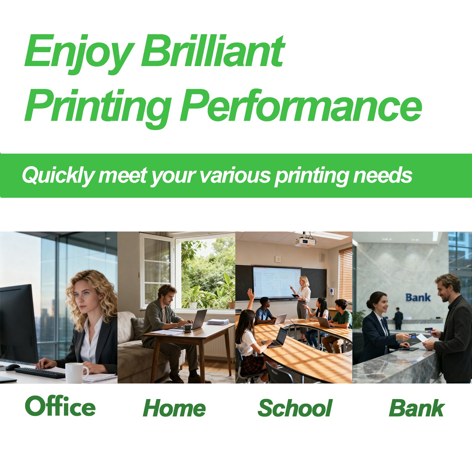 1-Pack 131X CF210X Black Toner with Chip for LaserJet Pro Printer M251n M276n