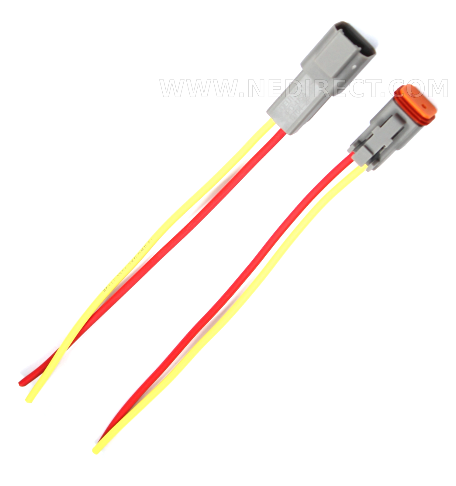 Assembled Deutsch 2,3,4,6,8,12 Pin,12, 14, 16 & 18 AWG waterproof connector