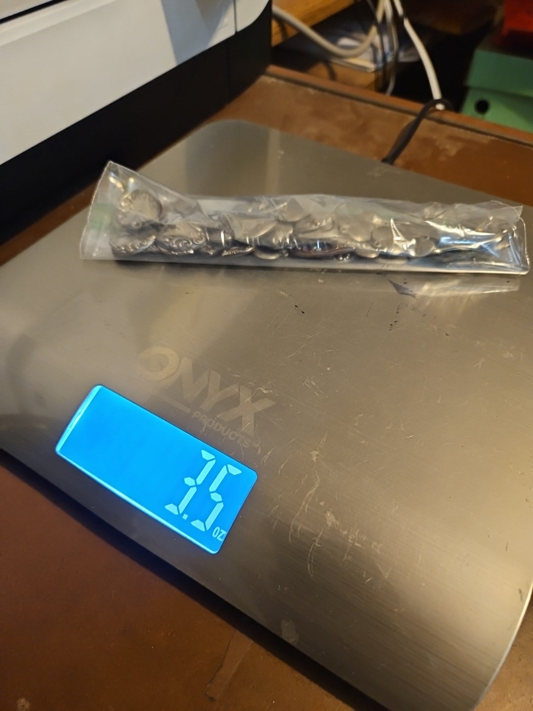 Lot 50 Silver Hearts Mini France Vintage 60s Brass Stampings Findings Jewelry