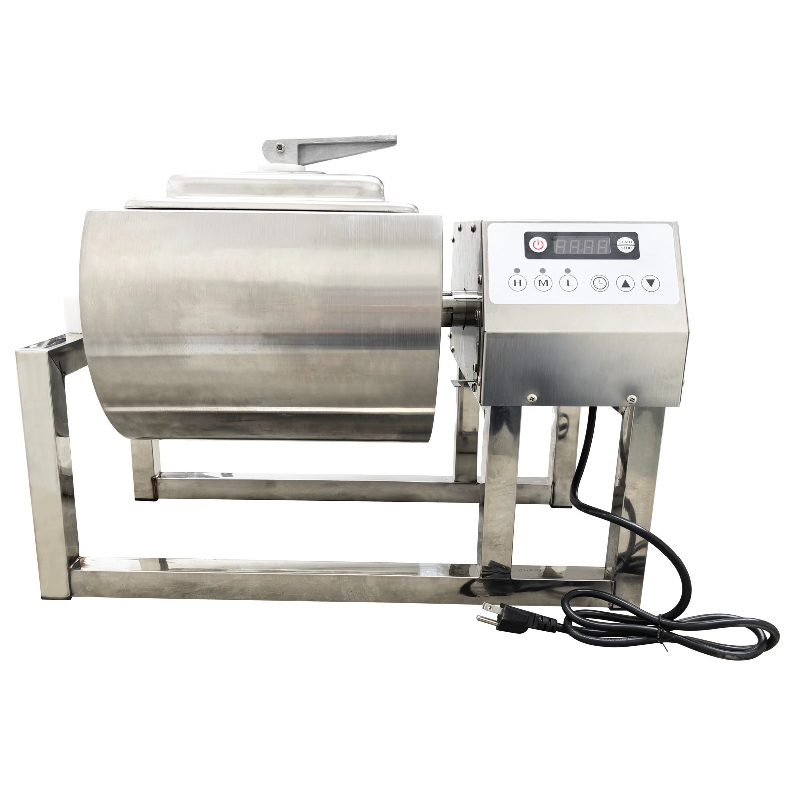 Used 10Kg Circular Meat Vegetable Tumbler Marinator Rotatable Computer Control