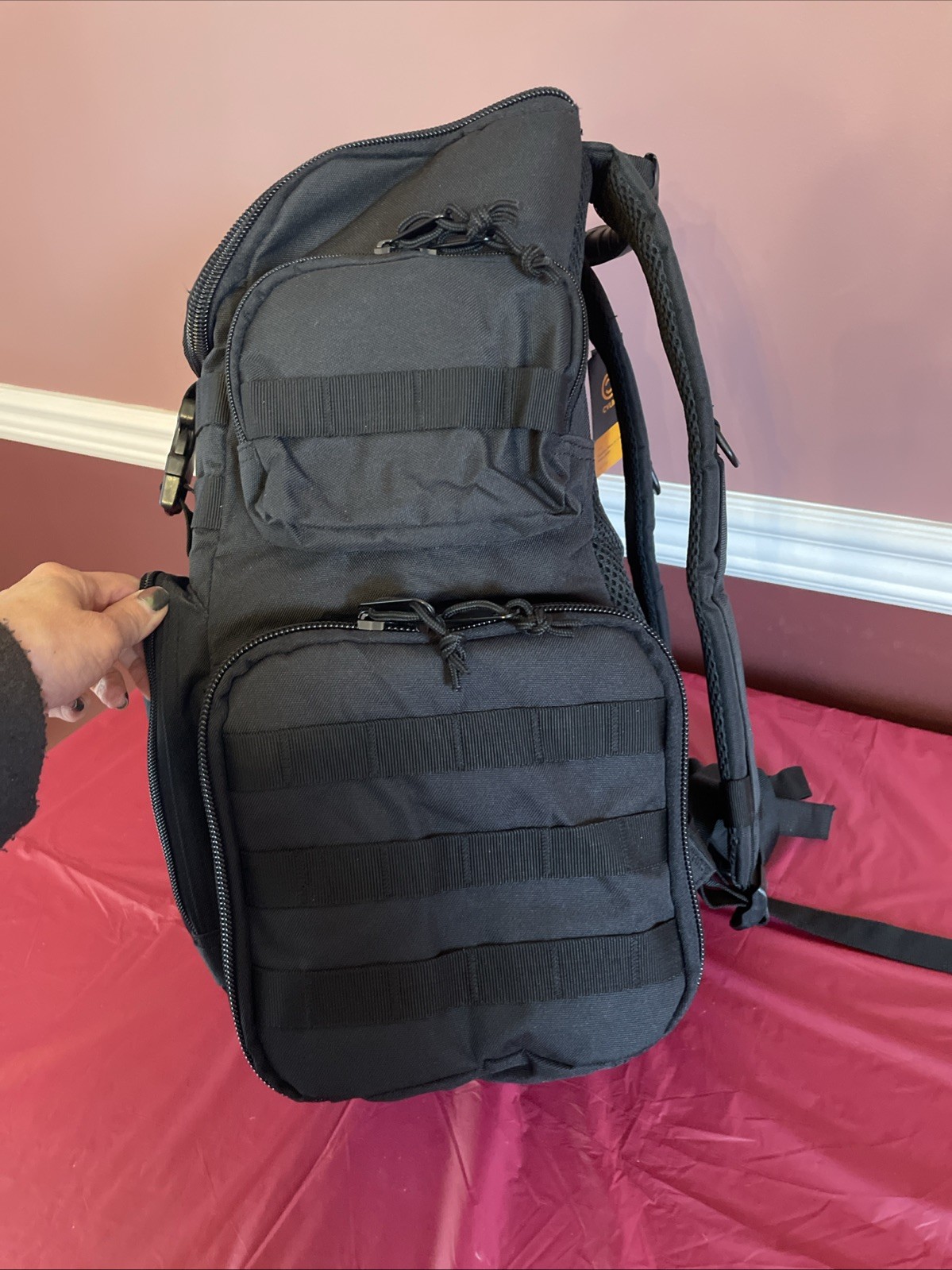 NWT Tactical Range Backpack Removable Divider Gun Cases Bag 4 Pistol Carrying