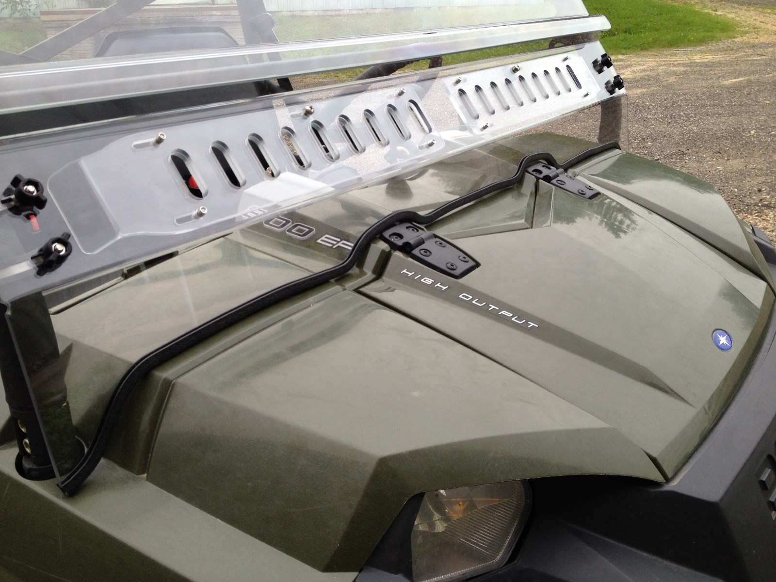 POLARIS RANGER 800 FULL SIZE ROUND CAGE 2009-2014 MAX-FLO VENTED WINDSHIELD SALE