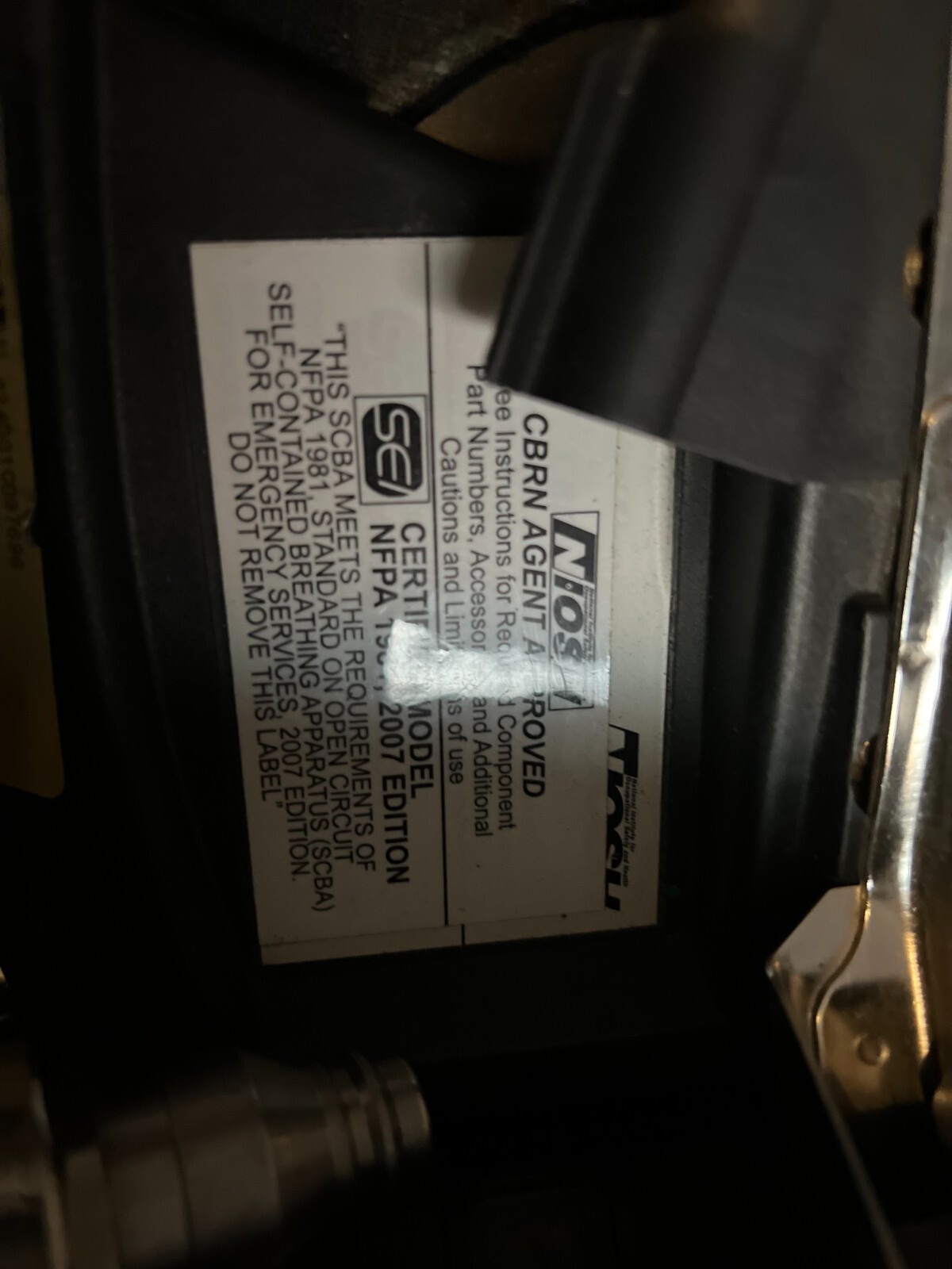 Interspiro CBRN SCBA Set w/ original case [ CYLINDER NOT INCLUDED ]