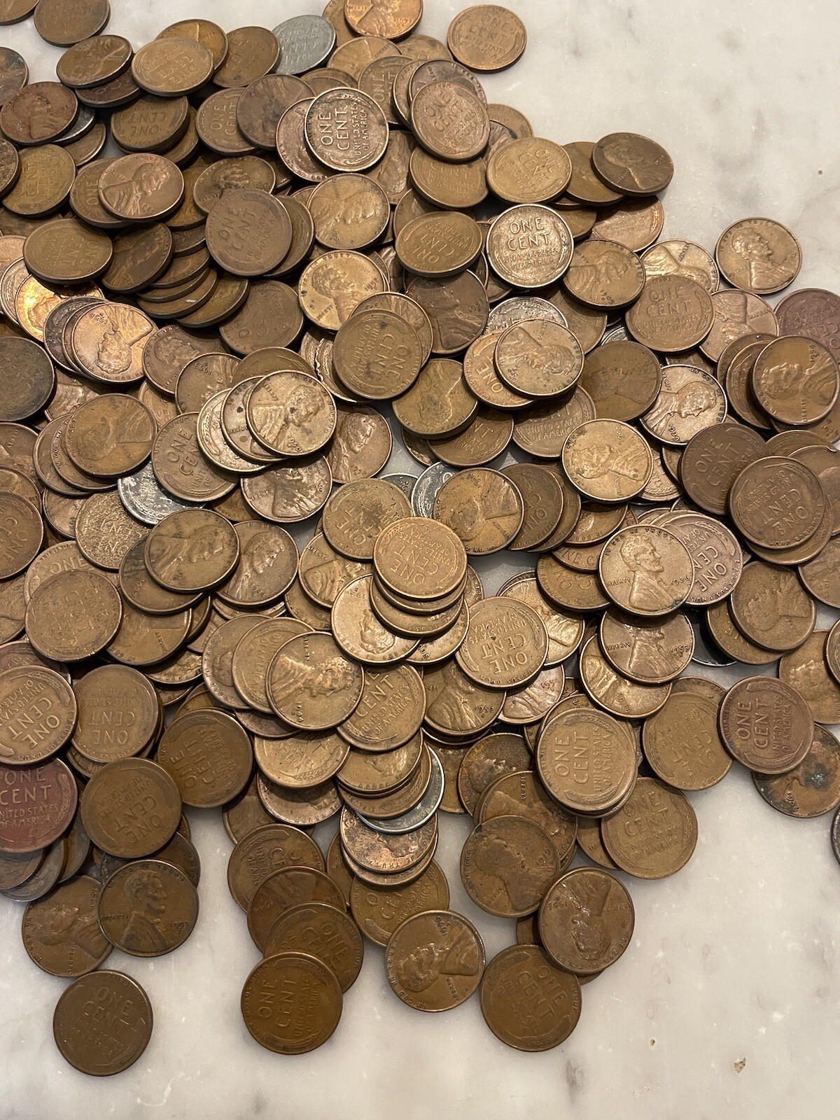 Lot of 500 Mixed Wheat Cents - 500 Count Bag or 10 Rolls - CHOOSE # OF LOTS!