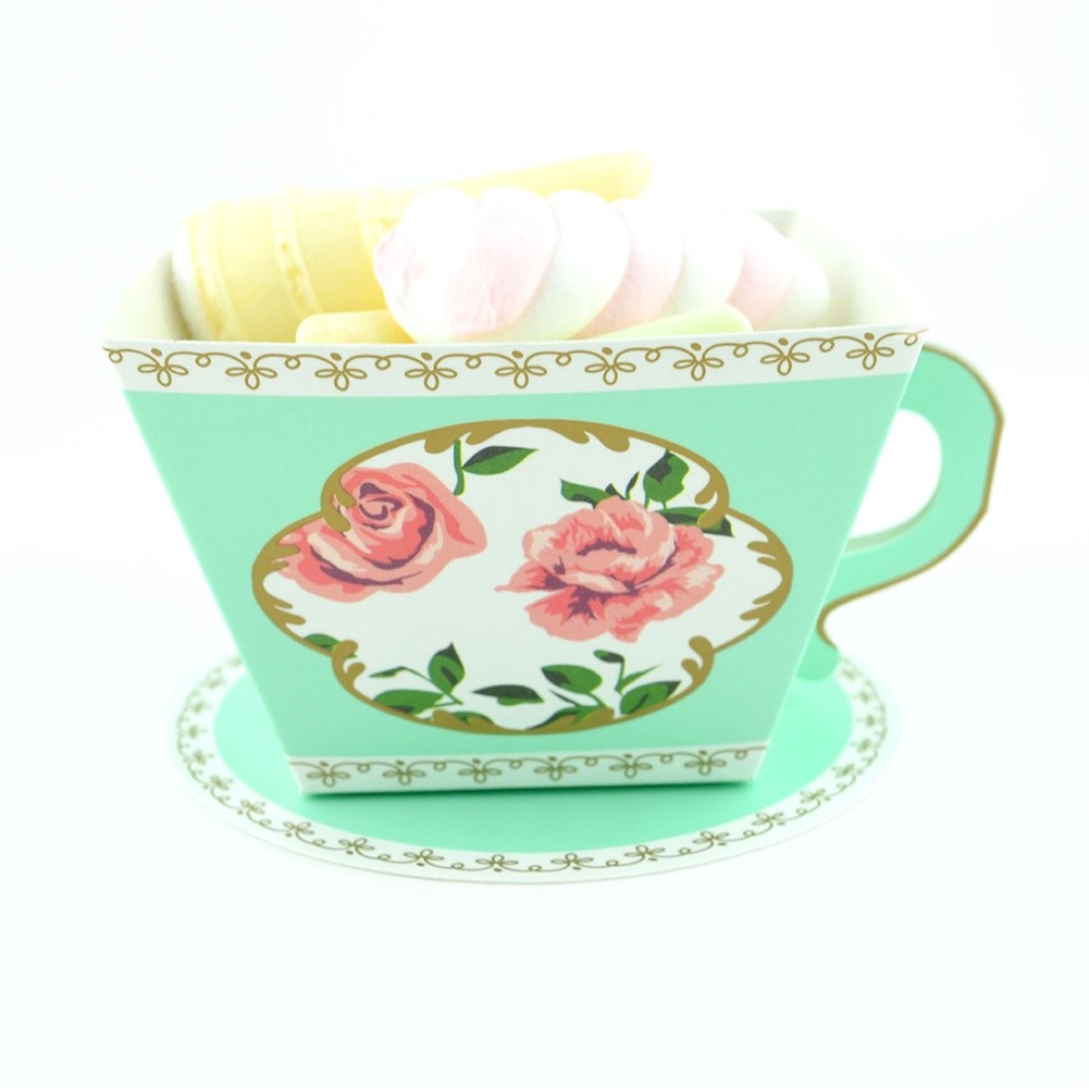 10/50/100Pcs Tea Pot Sweet Candy Gift Boxes Christmas Wedding Party Favour Bag