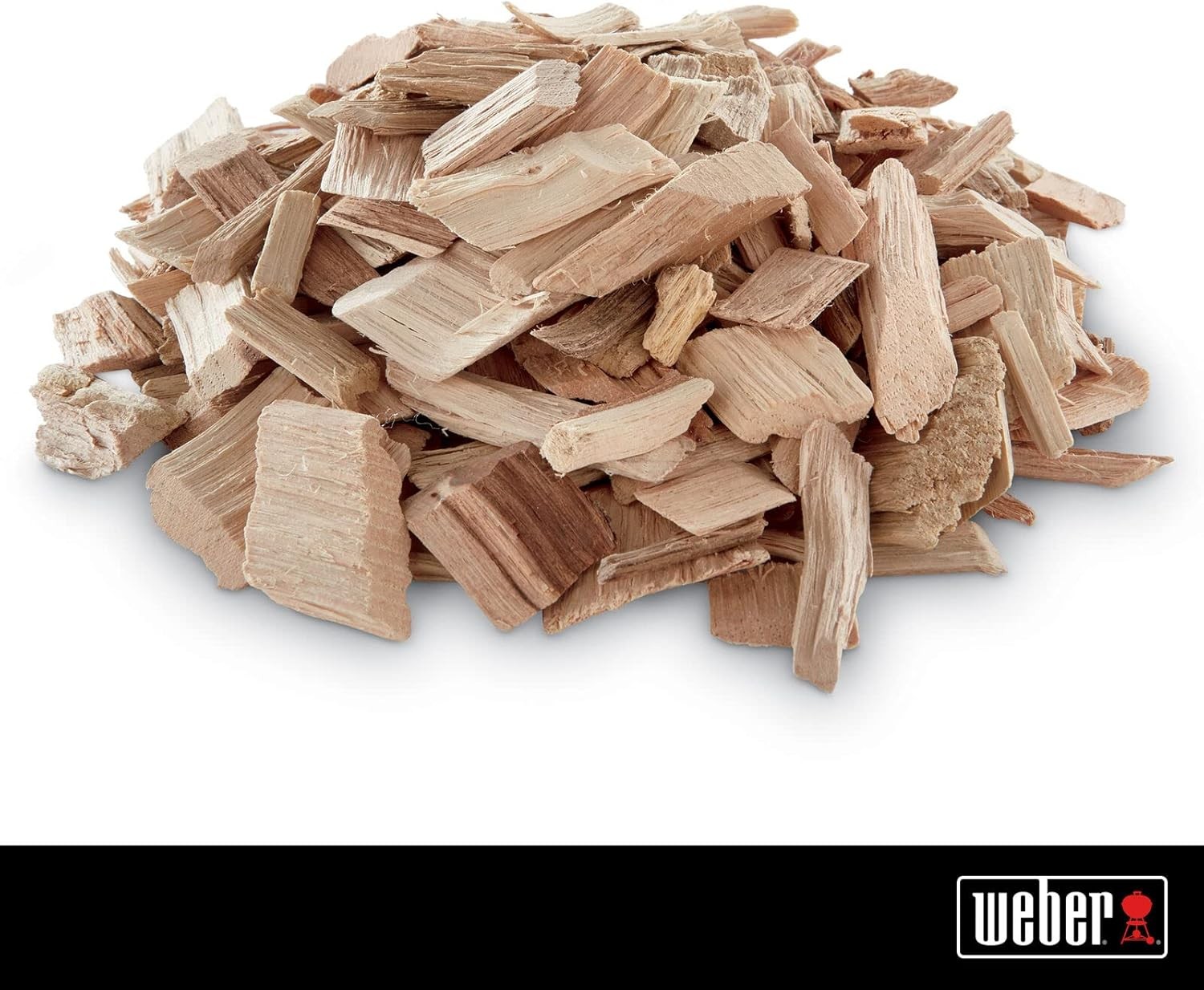 Weber Apple Wood Chips, 2 lb – Premium BBQ Smoking & Grilling Chips for Subtle