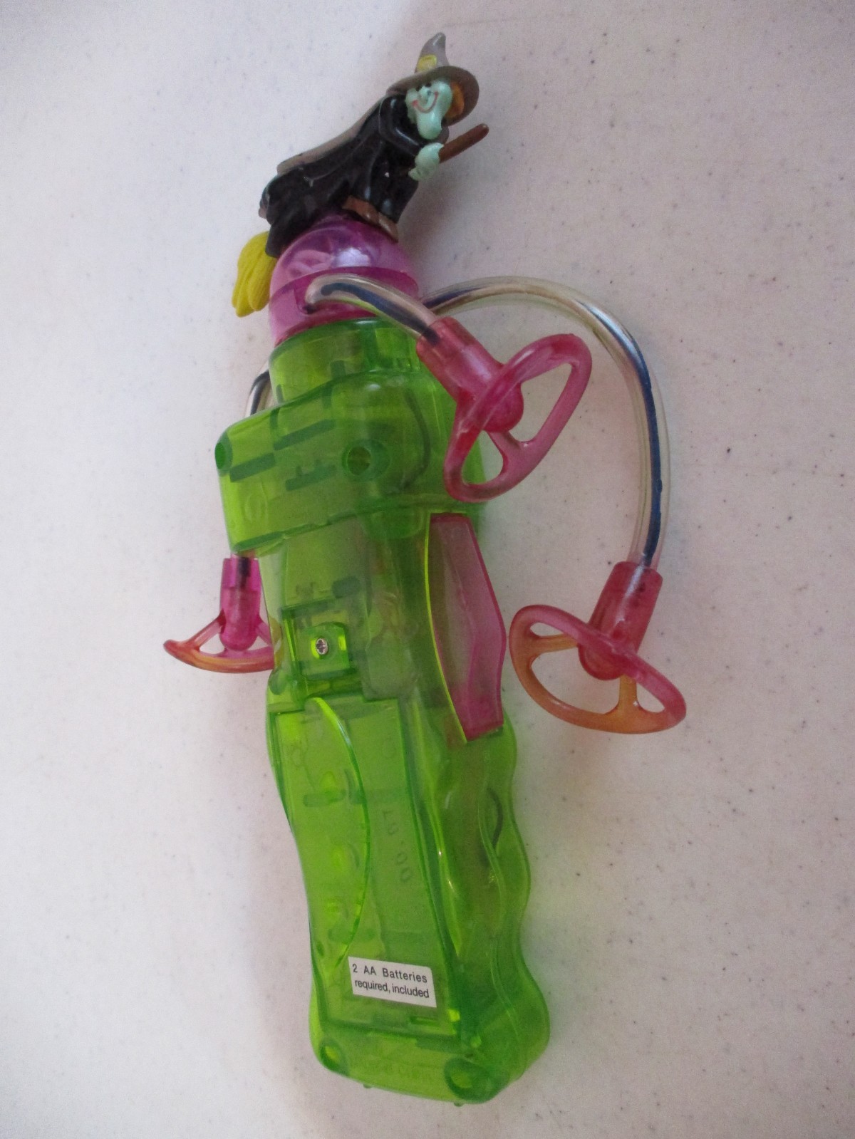 Spinner Wand-Light-Up-Witch-Vintage-As Shown-Works