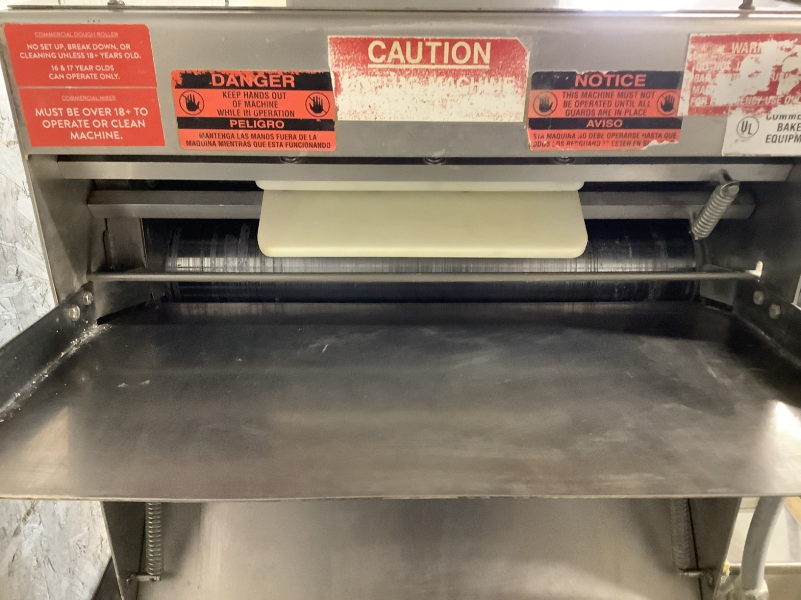 Dough Roller Sheeter Acme MRS11 115V 1phTESTED