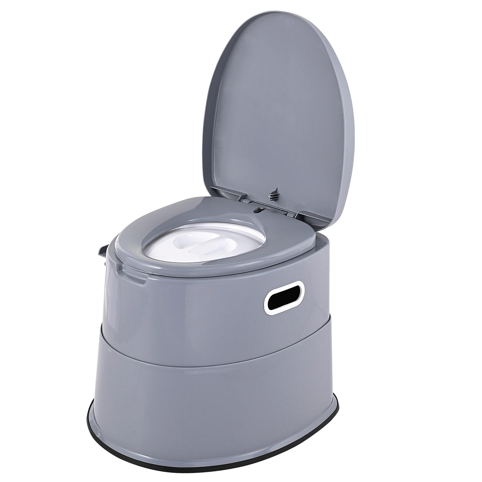 VEVOR Portable Camping Toilet Inner Bucket with Lid Phone Shelf and Paper Holder