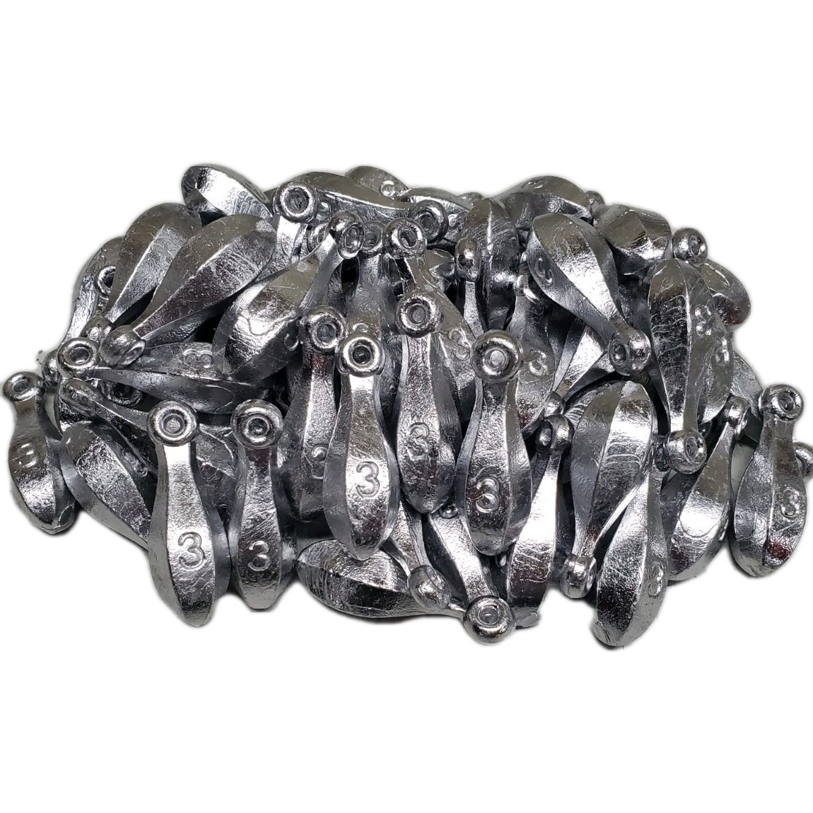 10 lbs 3oz bank Sinkers/Weights 54 count.