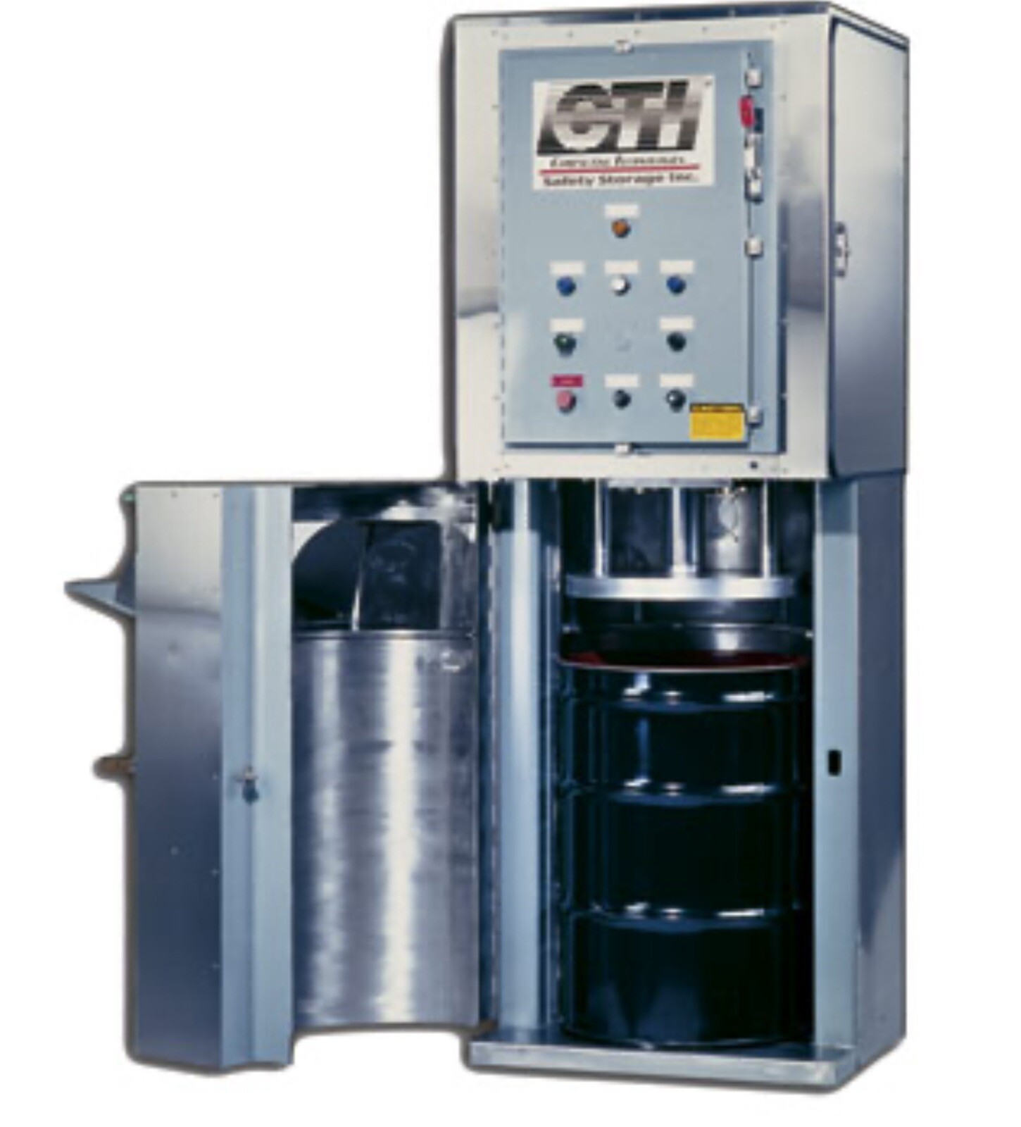 CTI 8560 In drum hazardous material compactor 55 Gallon Drum Compactor
