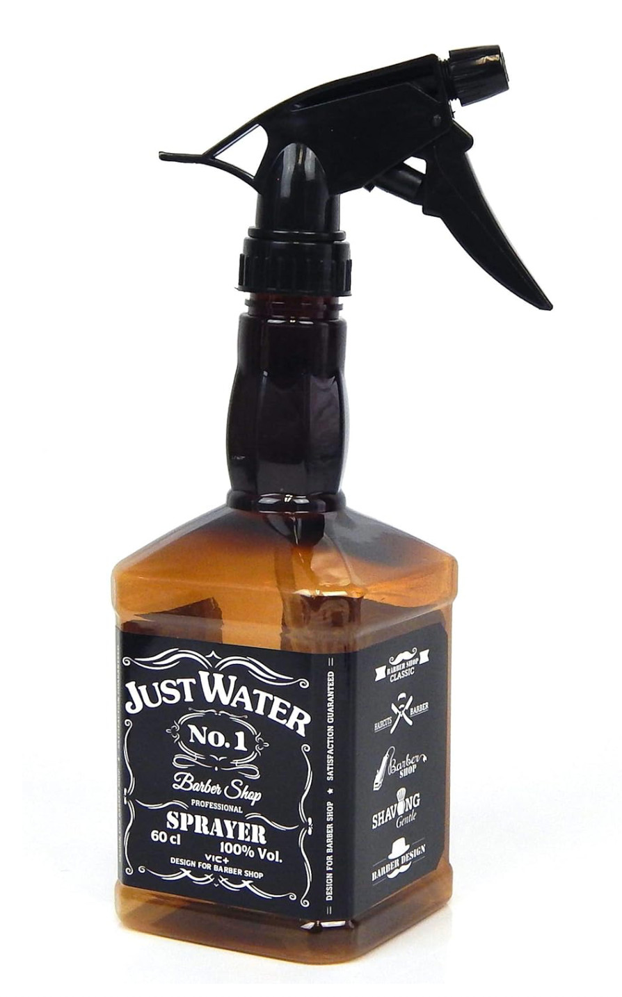 600ML Hairdressing Spray Bottle Salon Barber Hair Tools Water Sprayer - Brown